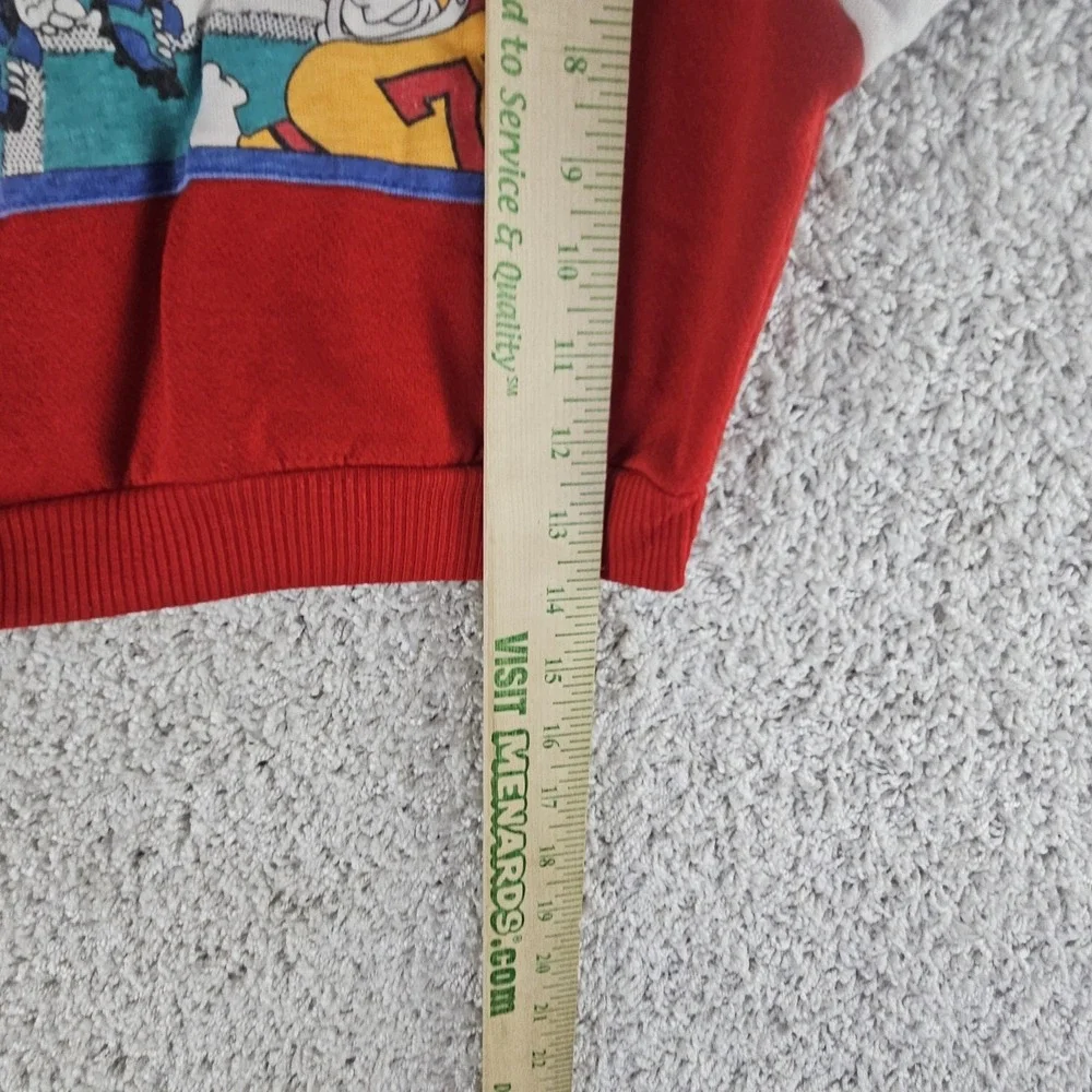 Vintage Carters 1st And 10 Football Crewneck Sweatshirt Size 4T Made USA 80s 90s